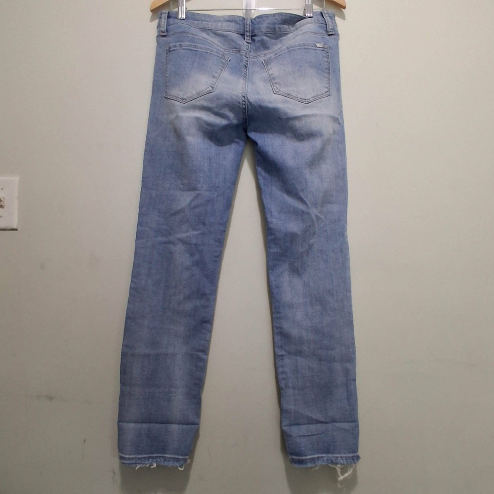 A'2nd by Special A Jeans USA Light Wash Distressed Ripped Slim Jeans 11 NEW - Picture 2 of 12